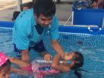 โครงการฝึกอบรมเพื่อเพิ่มทักษะการป้องกันและช่วยเหลือเด็กจมน้ำ